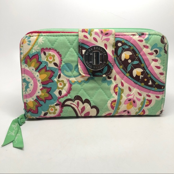Vera Bradley Handbags - Vera Bradley Turn Lock Wallet
